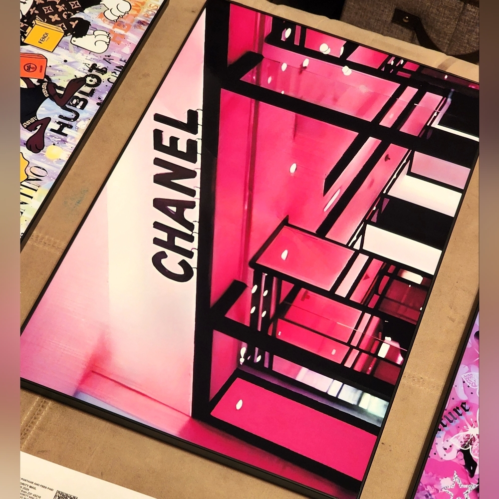 Chanel 11"x17" Framed Wall Art
